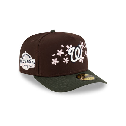 Just Caps Cherry Blossom Washington Nationals 59FIFTY A-Frame Fitted Hat