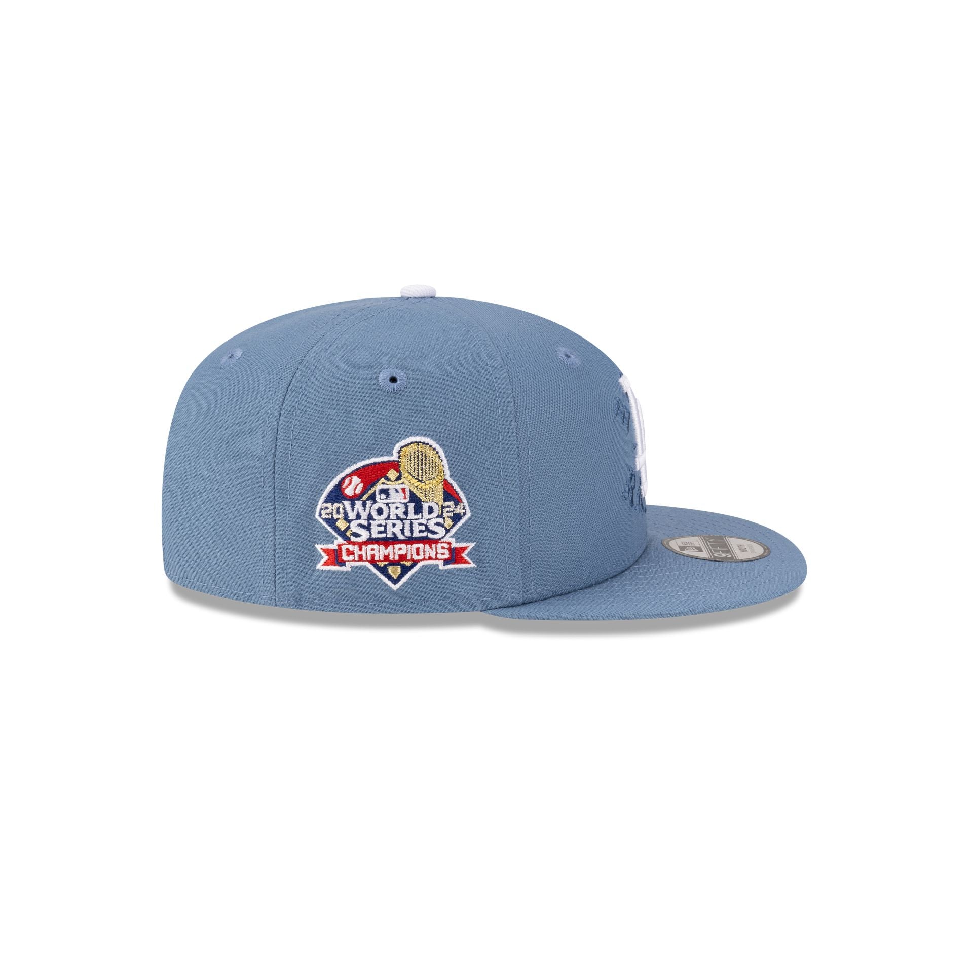 Born x Raised x Los Angeles Dodgers World Series Champions Kids Slate 9FIFTY Snapback Hat
