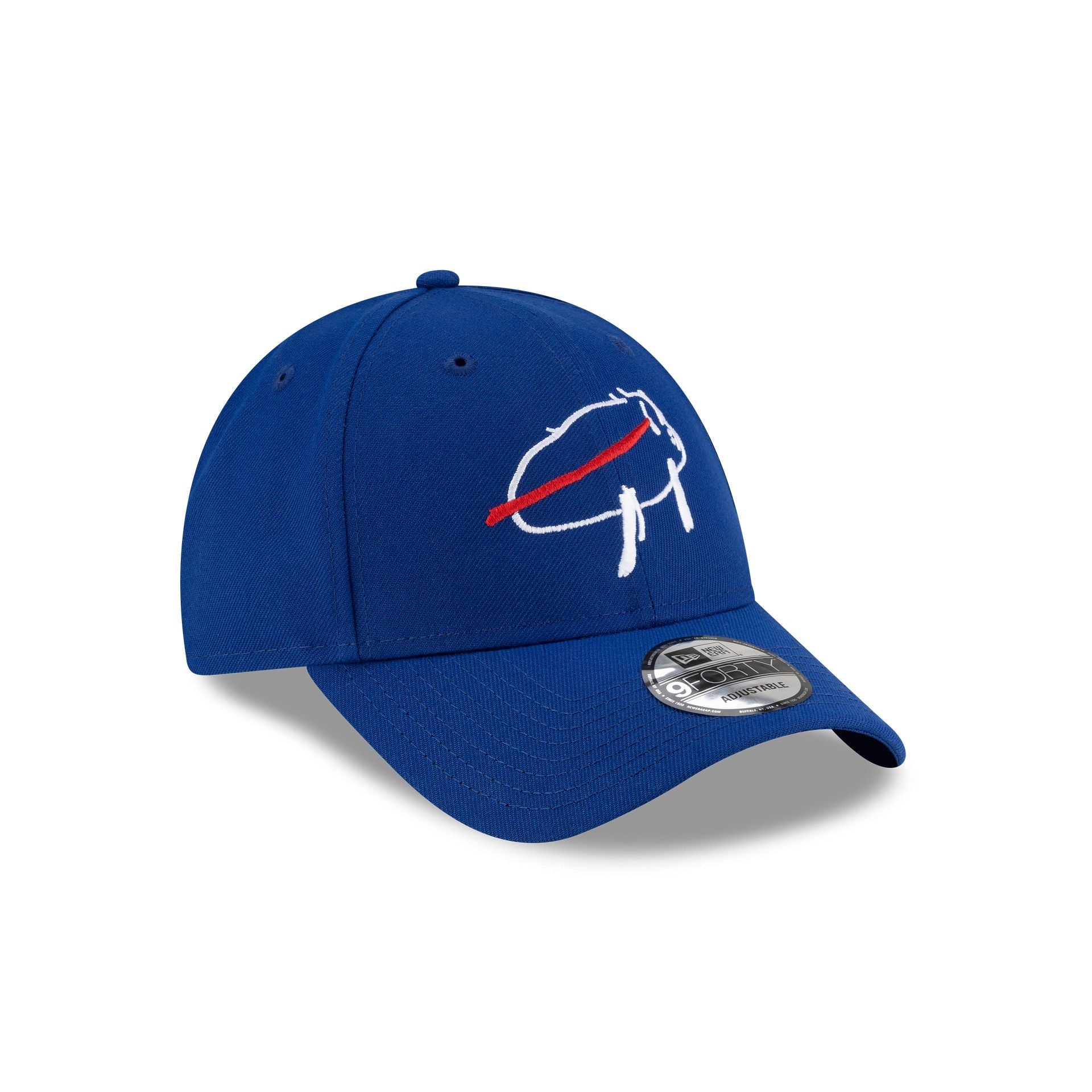 Buffalo Bills Billustration Blue 9FORTY Adjustable Hat