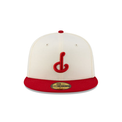 Philadelphia Phillies Upside Down Logo Chrome 59FIFTY Fitted Hat