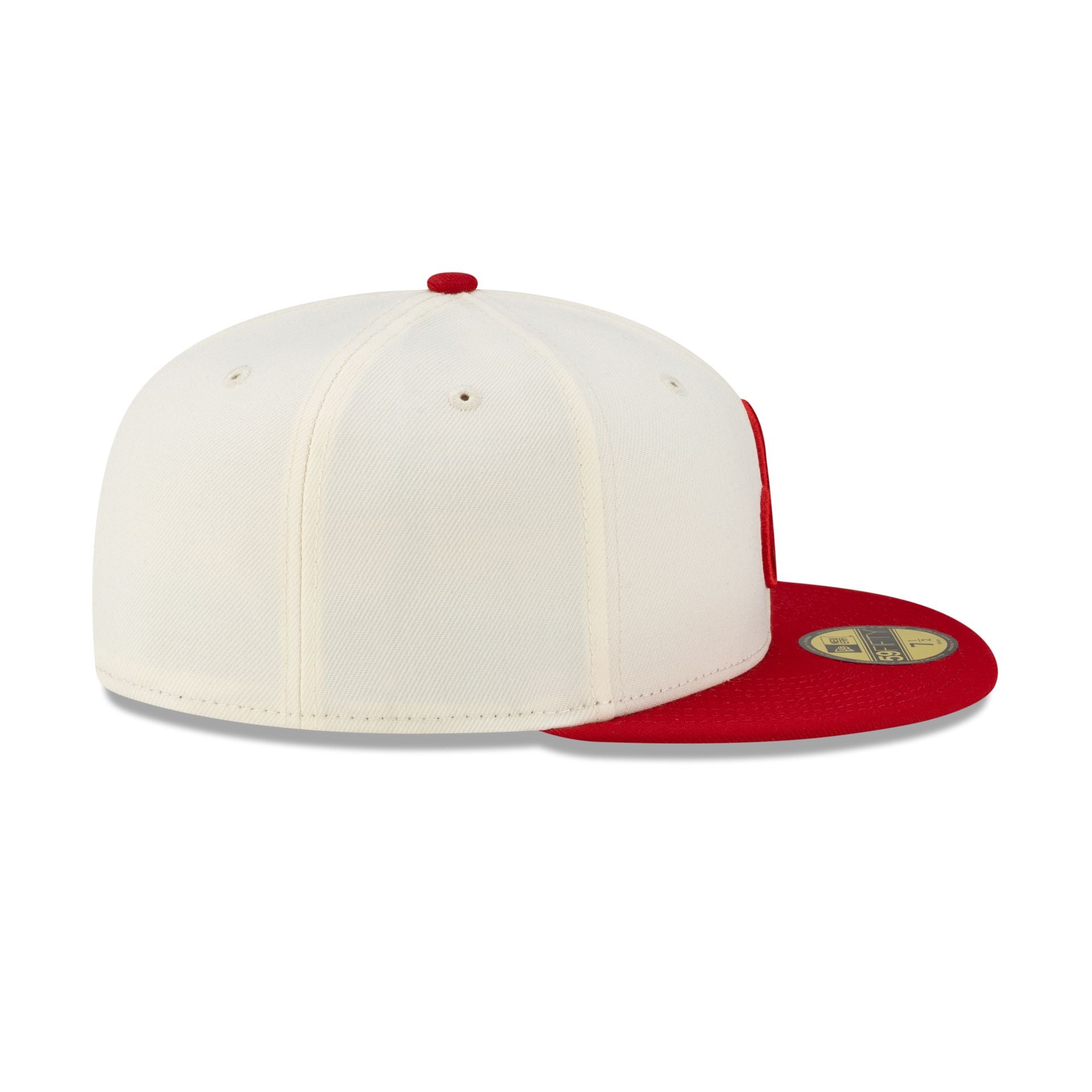 Philadelphia Phillies Upside Down Logo Chrome 59FIFTY Fitted Hat
