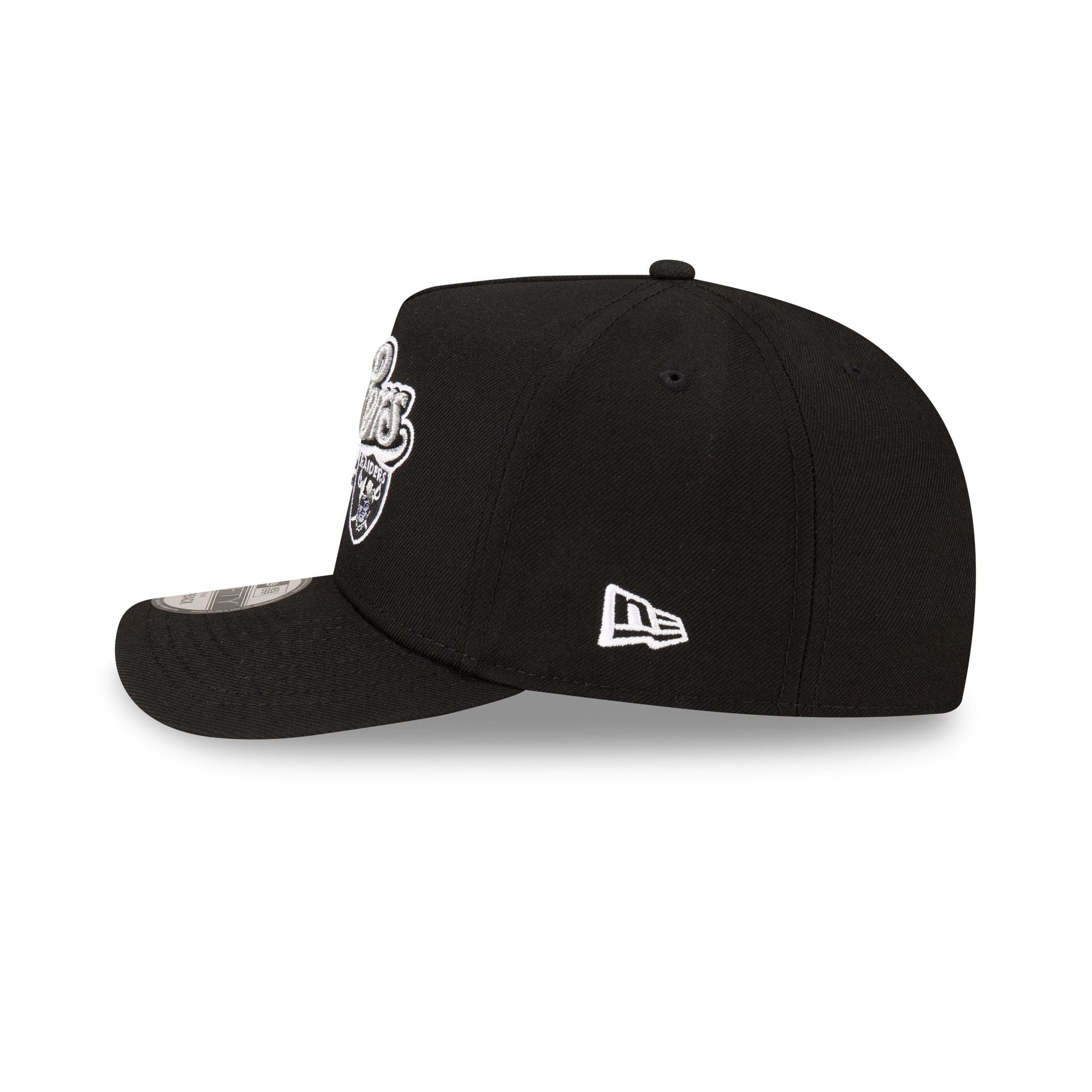 Born x Raised x Las Vegas Raiders Script Black 9FIFTY A-Frame Snapback Hat