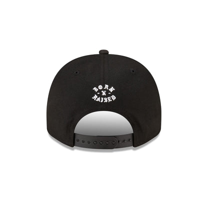 Born x Raised x Las Vegas Raiders Script Black 9FIFTY A-Frame Snapback Hat