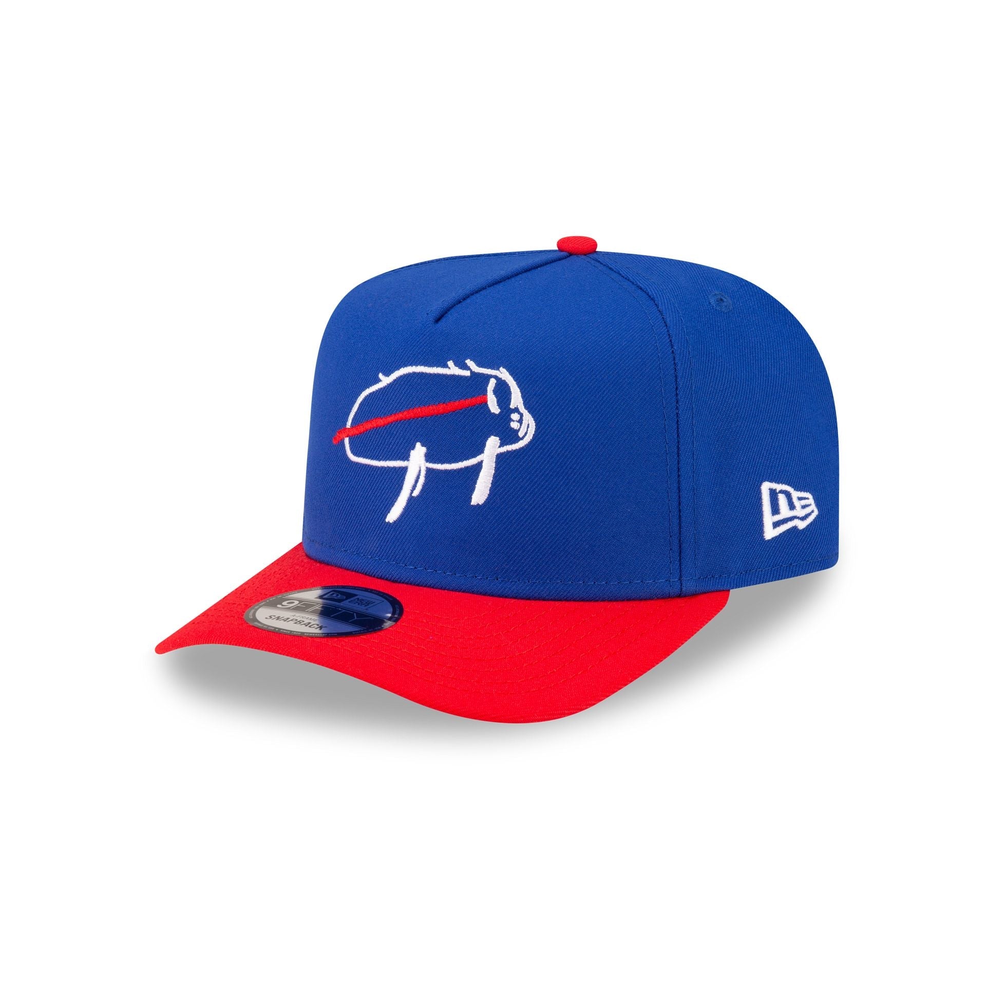 Buffalo Bills Billustration Red 9FIFTY A-Frame Snapback Hat
