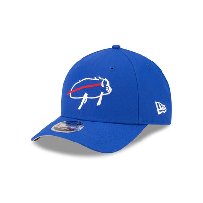 Buffalo Bills Billustration Blue 9FORTY M-Crown Snapback Hat