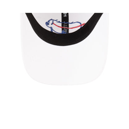 Buffalo Bills Billustration White 9TWENTY Adjustable Hat