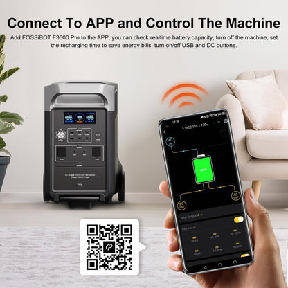 FOSSiBOT F3600 Pro Portable Power Station | 3600W 3840Wh