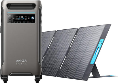Anker SOLIX F3800 + PS400 Solar Panel 400W  + FREE Protective Cover