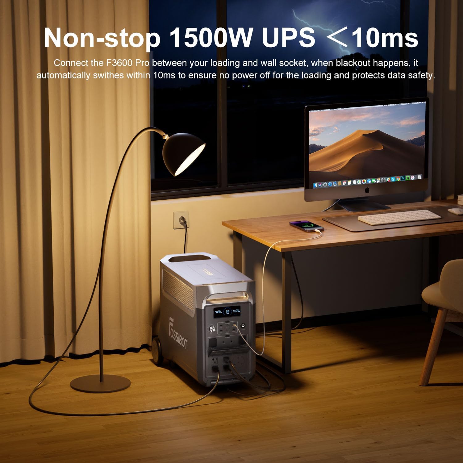 FOSSiBOT F3600 Pro Portable Power Station | 3600W 3840Wh