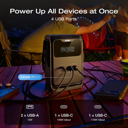 Ecoflow TRAIL 200 DC Portable Power Station + Free 30W USB-C Charger