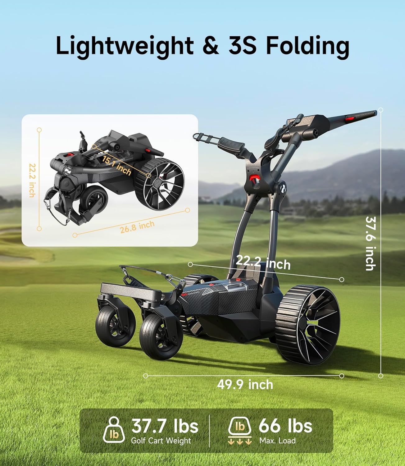 Navee Birdie 3X Electric Golf Push Cart