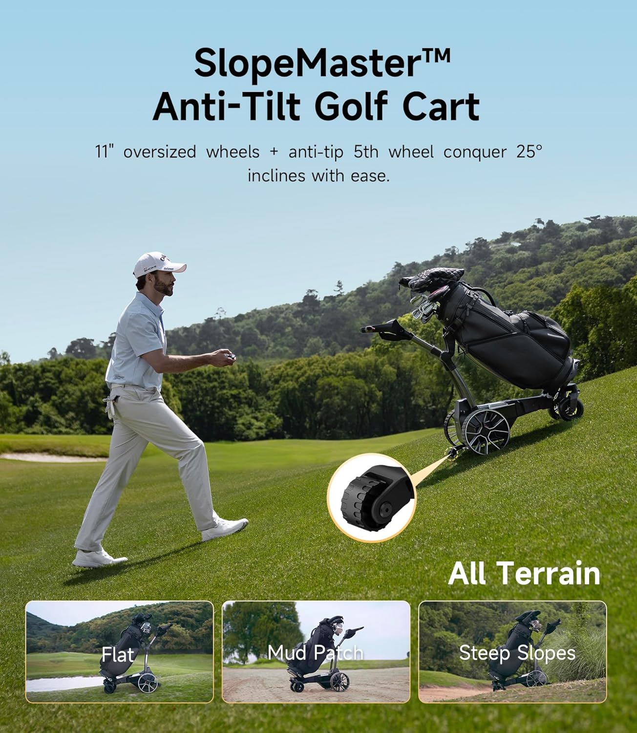 Navee Birdie 3X Electric Golf Push Cart