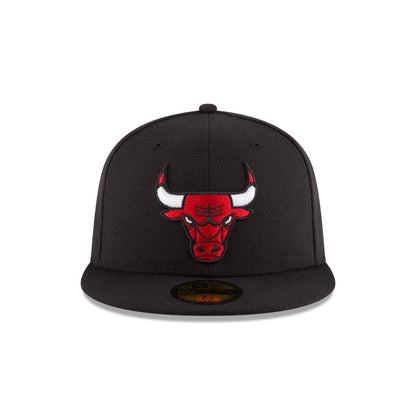 Chicago Bulls Team Color Black 59FIFTY Fitted Hat