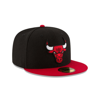 Chicago Bulls 2Tone Black 59FIFTY Fitted Hat