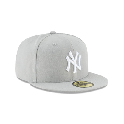 New York Yankees Gray Basic 59FIFTY Fitted Hat