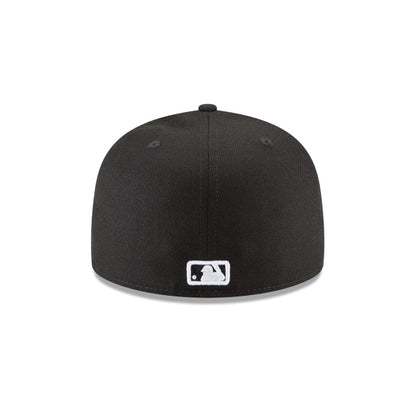 Pittsburgh Pirates Black and White Basic 59FIFTY Fitted Hat