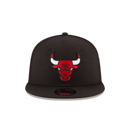 Chicago Bulls Black 9FIFTY Snapback Hat