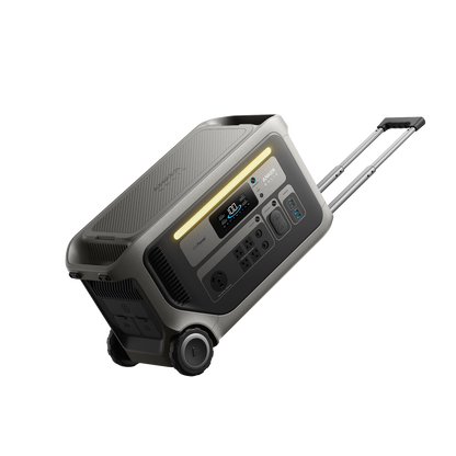 Anker SOLIX F3000 Power Station + 200W Portable Solar Panel + FREE 120V Generator Input Adapter