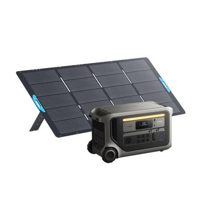 Anker SOLIX F3000 Power Station + 400W Portable Solar Panel + FREE TT-30 cable