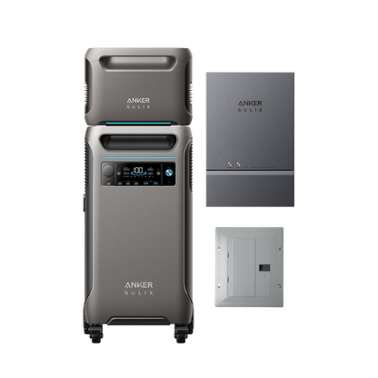 Anker Solix F3800 + Expansion Battery + Home Power Panel + Subpanel  + FREE Protective Cover