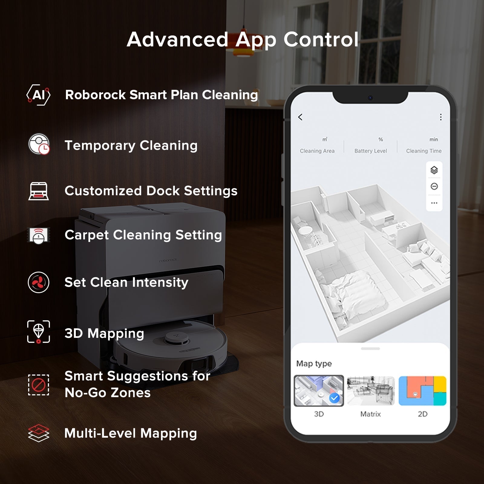 Roborock S8 Max Ultra with  8-in-1 RockDock® Ultra