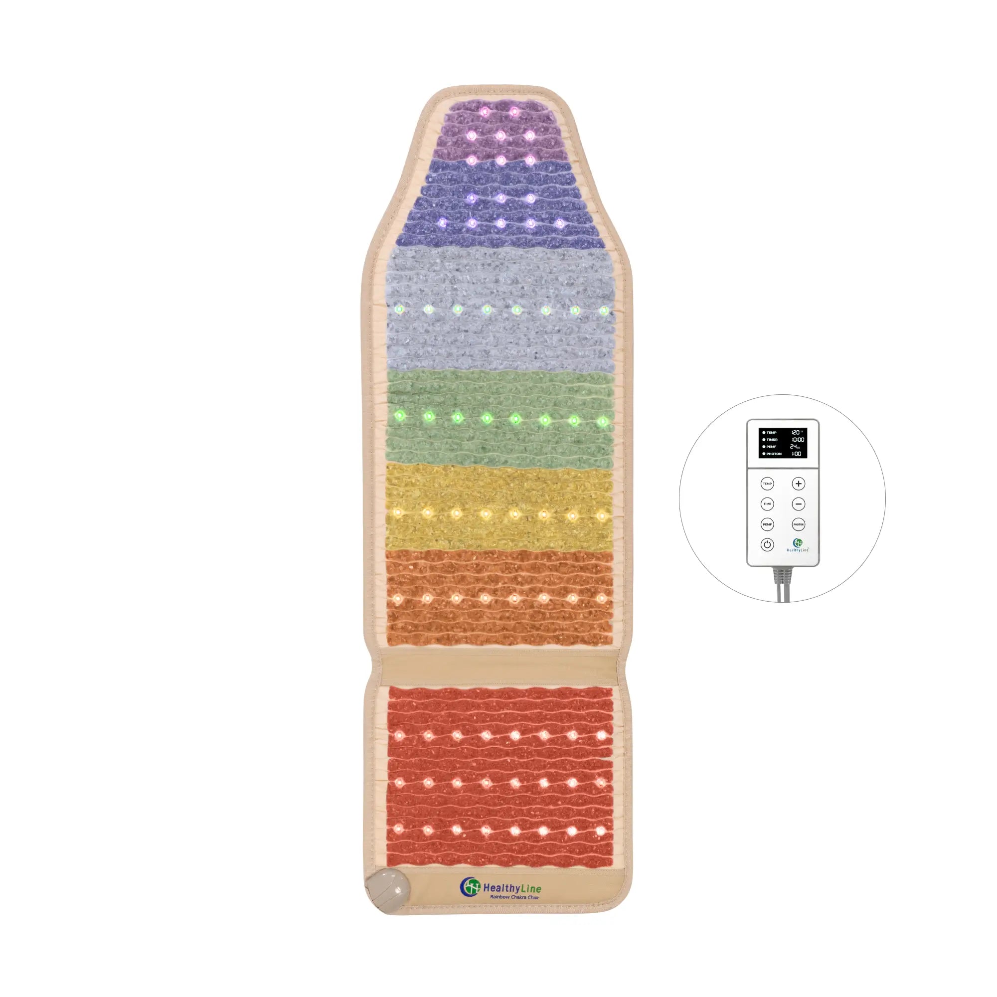 Rainbow Chakra Series | PEMF Far Infrared Heating Mats