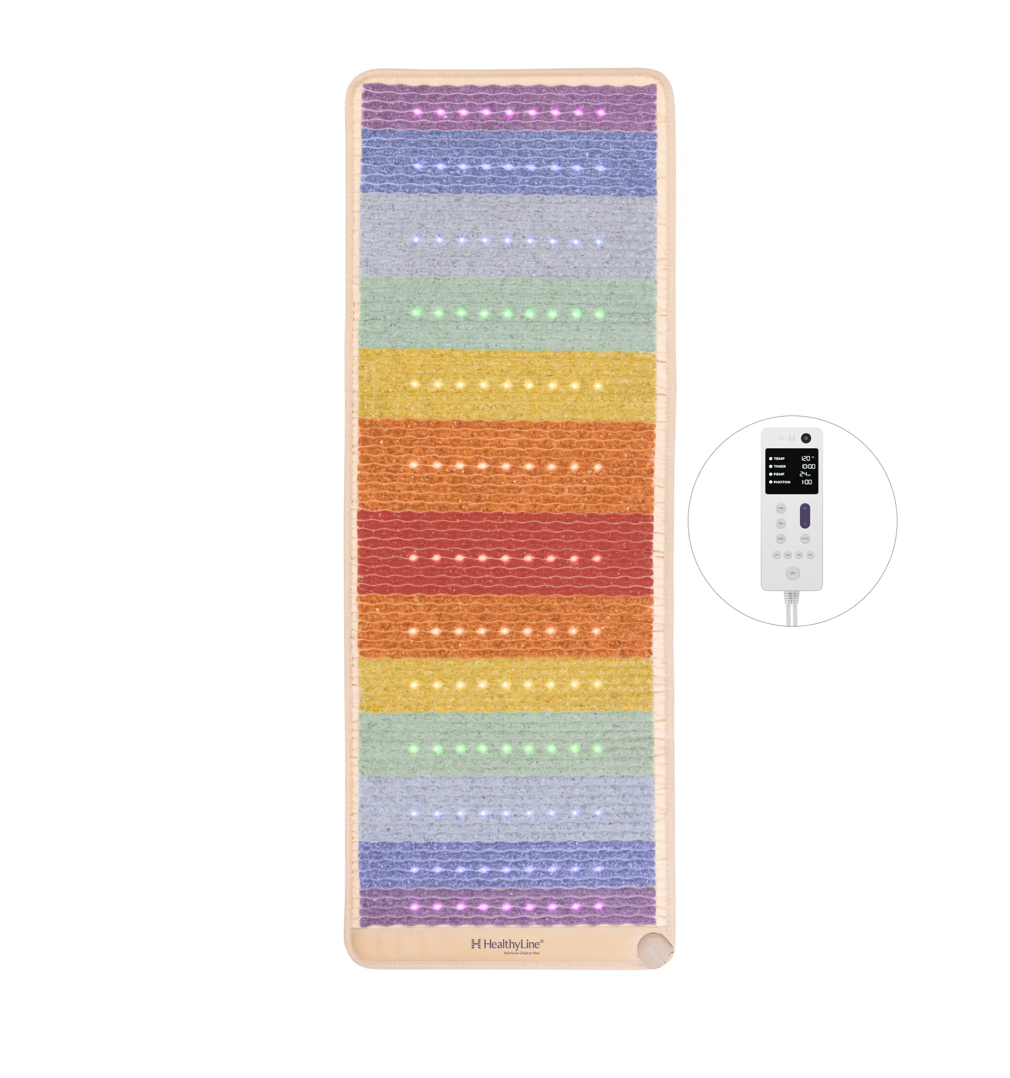 Rainbow Chakra Series | PEMF Far Infrared Heating Mats