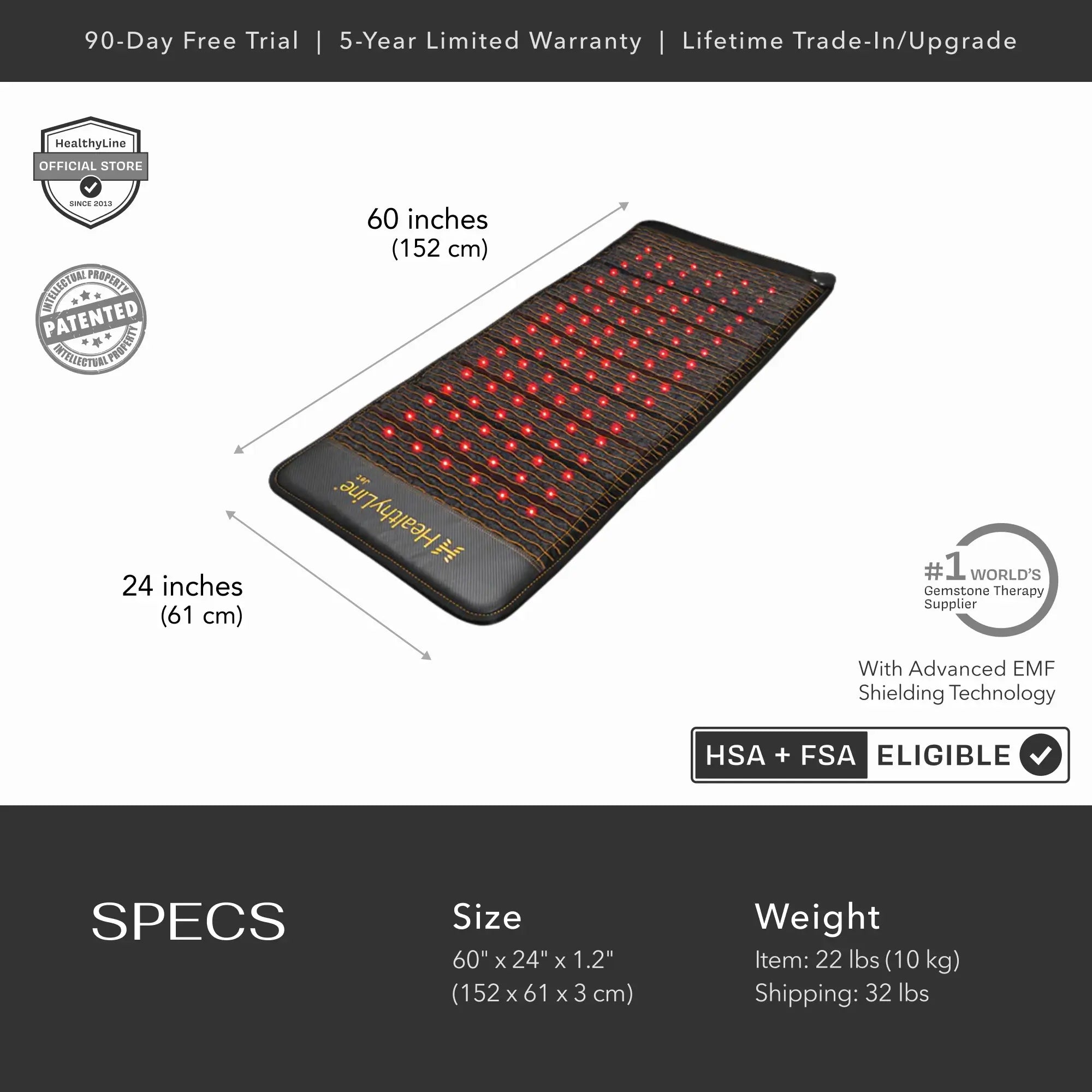 Jet Series | PEMF Far Infrared Heating Mats