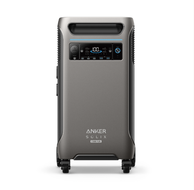 Anker SOLIX F3800 Plus Portable Power Station, 3840Wh + Expansion Battery + 400W Solar Panel  + FREE Protective Cover