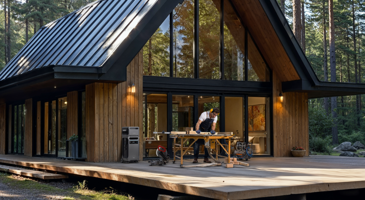 Anker SOLIX F3800 Plus Portable Power Station, 3840Wh + Expansion Battery + 400W Solar Panel  + FREE Protective Cover