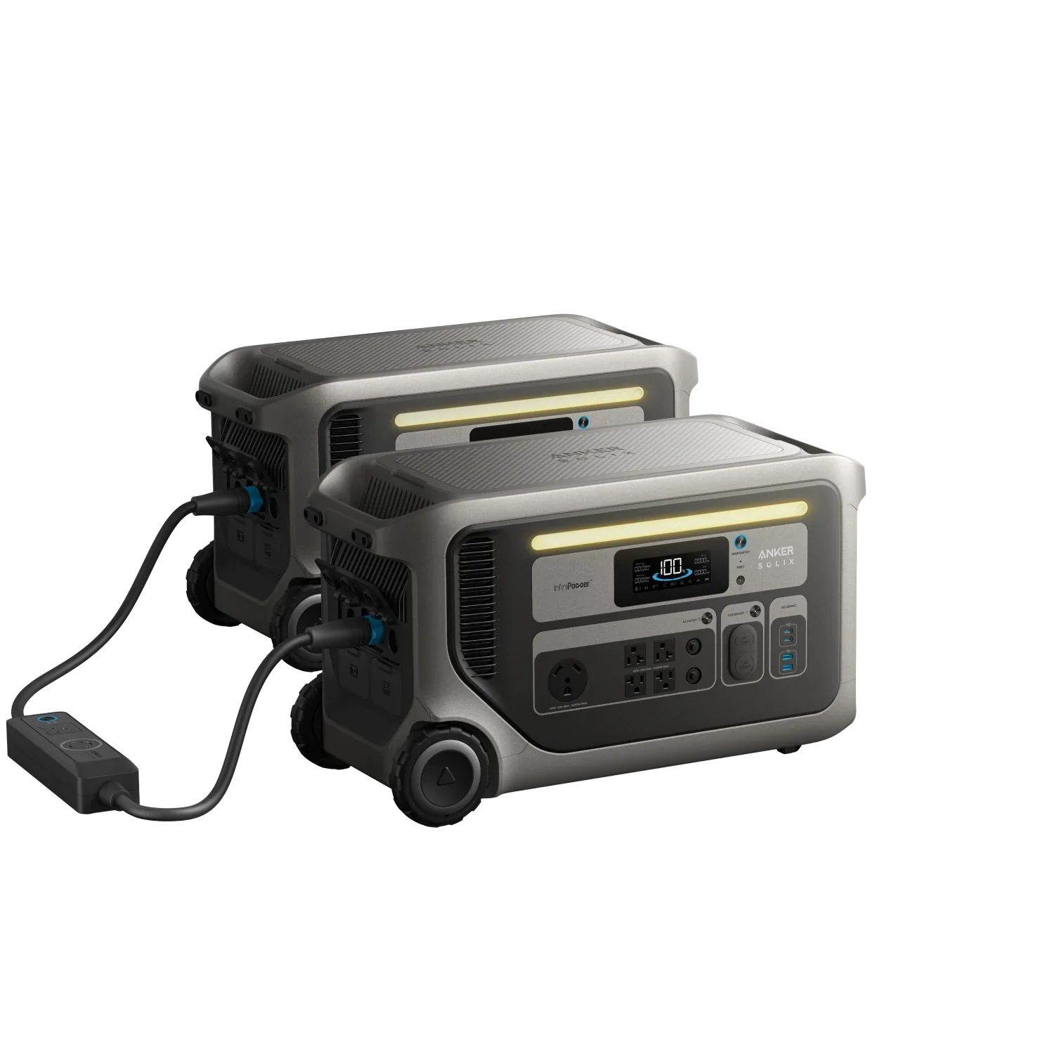 Anker SOLIX F3000*2 + Double Power Hub + Power Saver Kits (+ Free TT-30 Charging Cable)