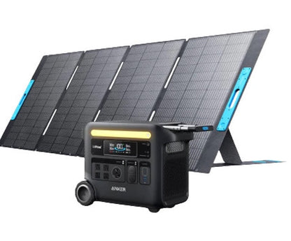 REFURBISHED Anker Solix F2600 Battery Generator + 1 * 400W Solar Panel