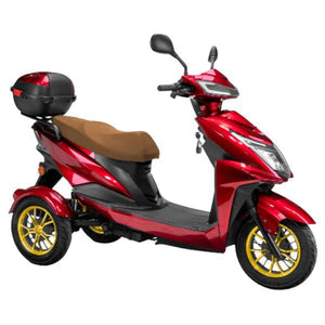 Bespoke Regal 3 Wheel Mobility Scooter - Red
