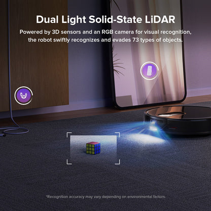 Roborock Qrevo Slim Robot Vacuum with Multifunctional Self-Cleaning Dock 3.0 (Upgraded from Qrevo Master)