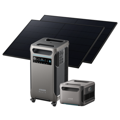 Anker Solix F3800 + Expansion Battery + 440W Rigid Solar Panel  + FREE Protective Cover