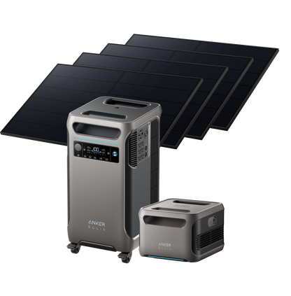 Anker Solix F3800 + Expansion Battery + 440W Rigid Solar Panel  + FREE Protective Cover
