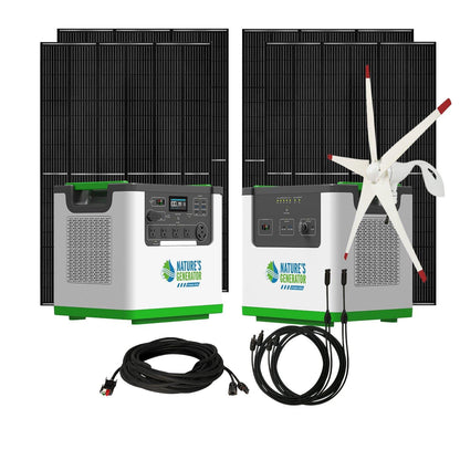 Nature's Generator Lithium 3600 Solar and Wind Generator