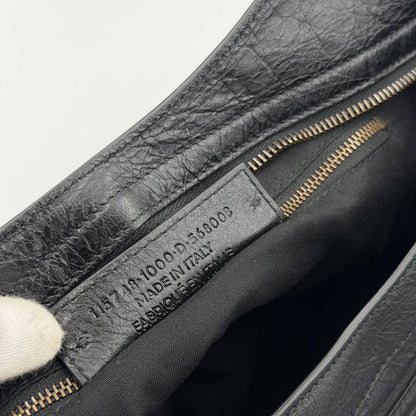 2016 Balenciaga The City Leather Black Bag