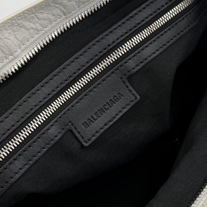 2025 Balenciaga Le City White Leather Bag