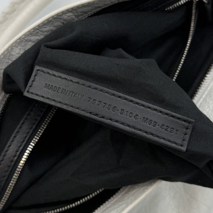 2025 Balenciaga Le City White Leather Bag