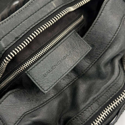 2010 Balenciaga The Giant City 21 Leather Black Bag