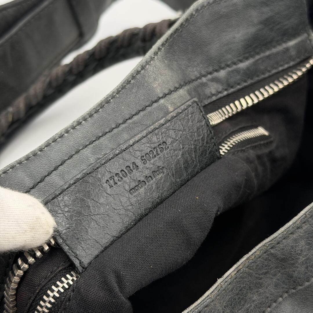 2010 Balenciaga The Giant City 21 Leather Black Bag