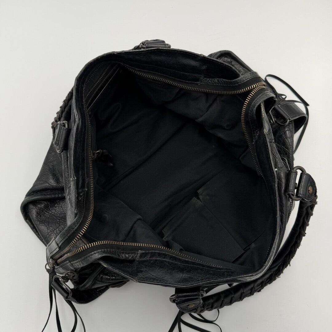 2012 Balenciaga The Giant City Leather Black Bag