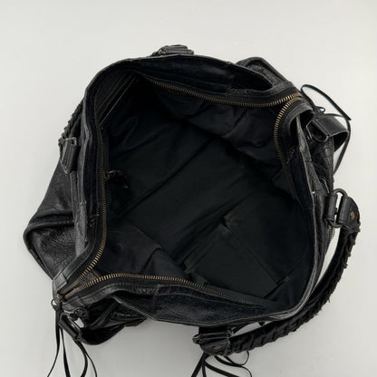 2012 Balenciaga The Giant City Leather Black Bag