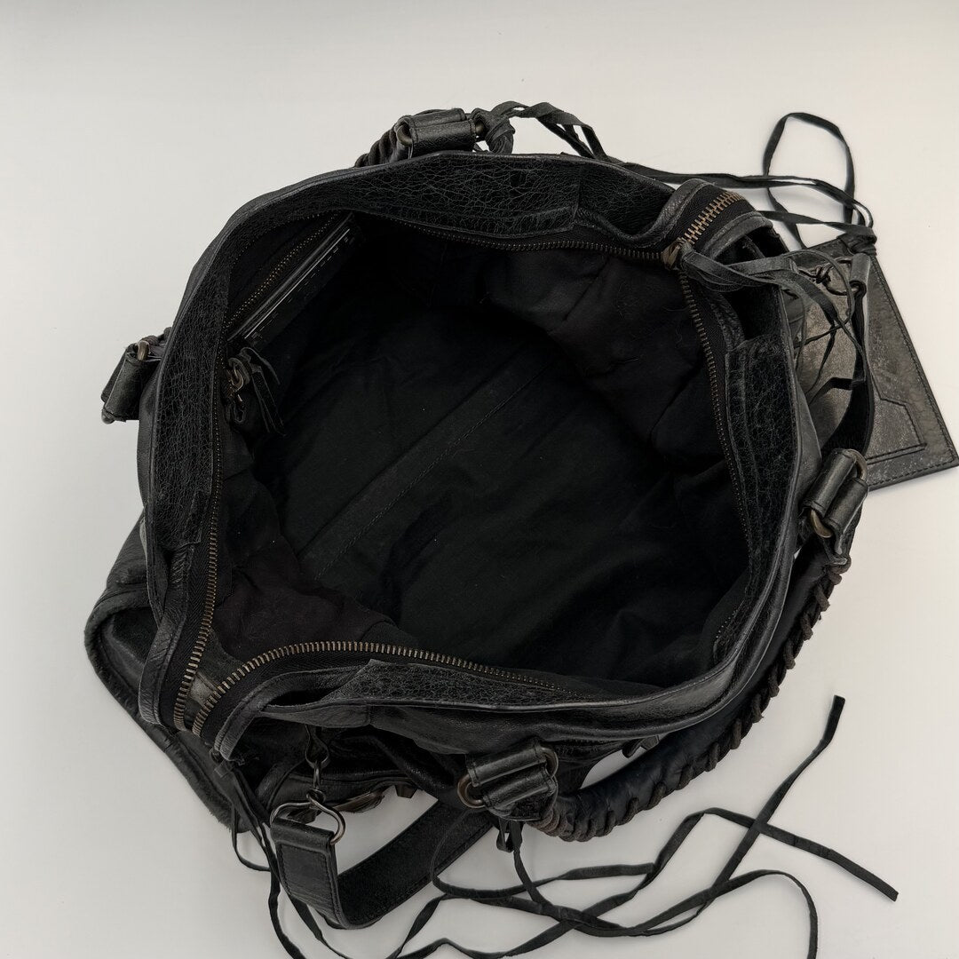2006 Balenciaga The City Leather Black Bag