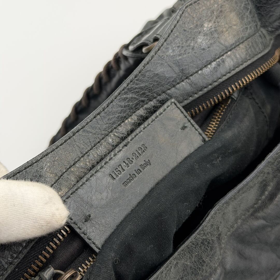 2006 Balenciaga The City Leather Black Bag