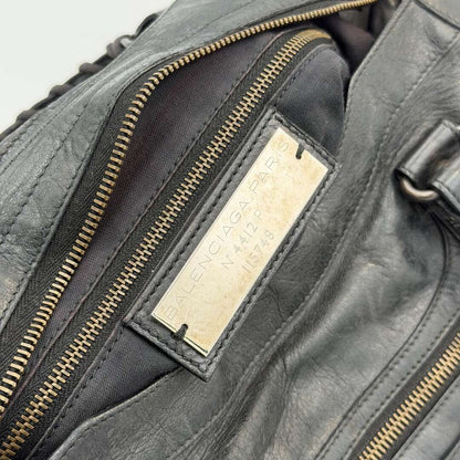 2010 Balenciaga The City Leather Black Bag