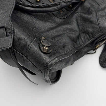 2016 Balenciaga The City Leather Black Bag