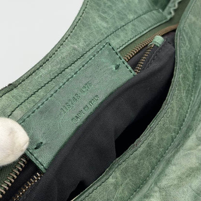 2006 Balenciaga The City Leather Green Bag