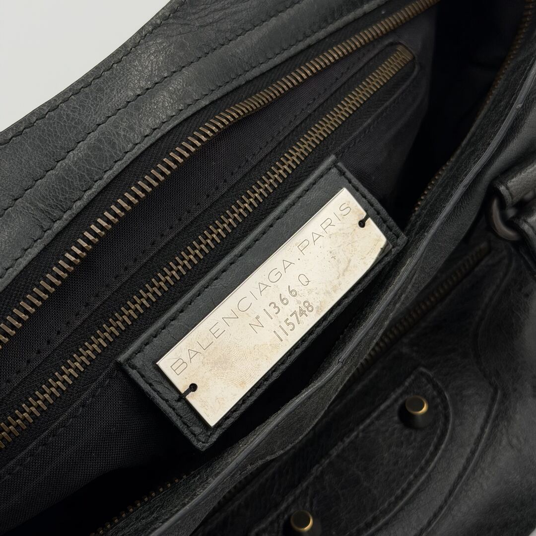 2009 Balenciaga Classic City Leather Black Bag